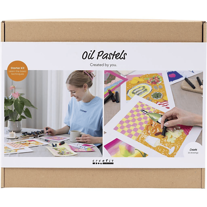 Oil Pastel Art Kit - Learn & Create