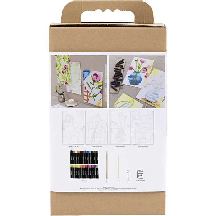 Oil Pastel Kit - 4 Designs
