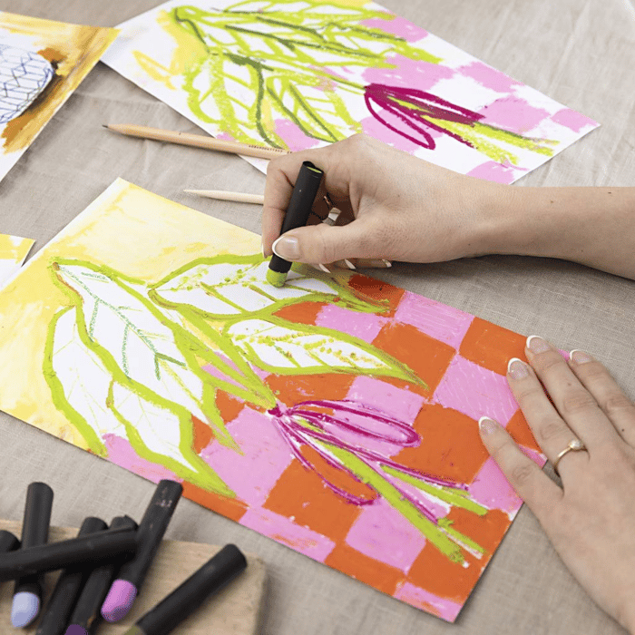 Oil Pastel Kit - 4 Designs