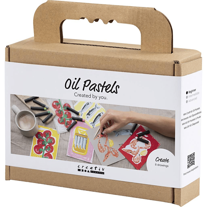 Oil Pastel Kit - Art Cards, 8 pcs