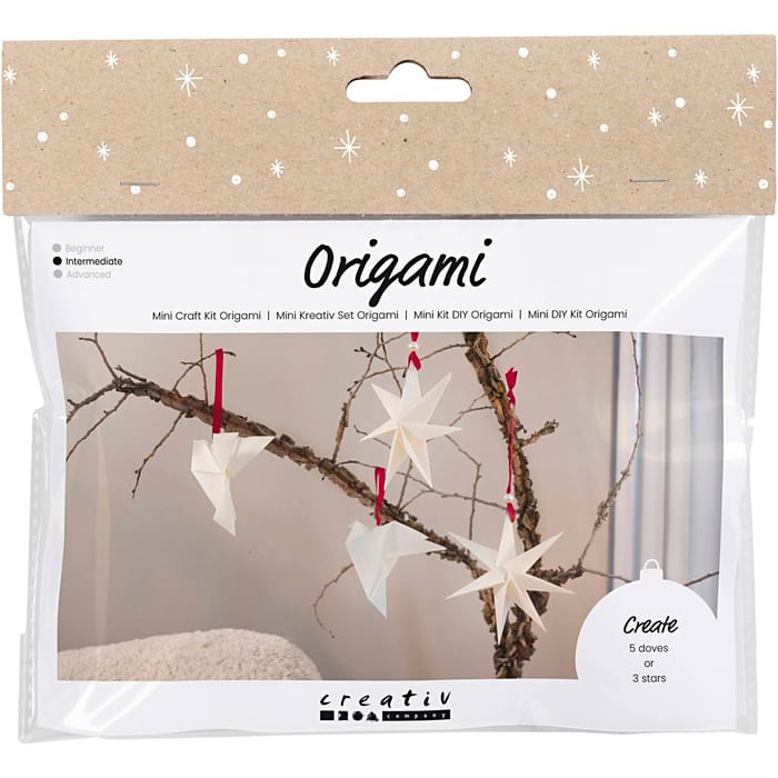 DIY Christmas Craft - Origami Christmas Ornaments