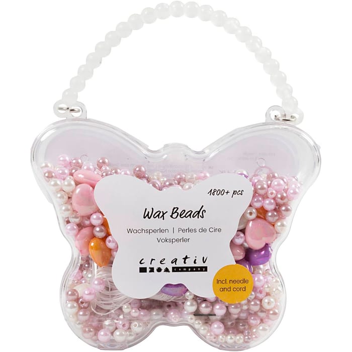 Box of Wax Beads - Pastel Colours, 1,800+ pcs