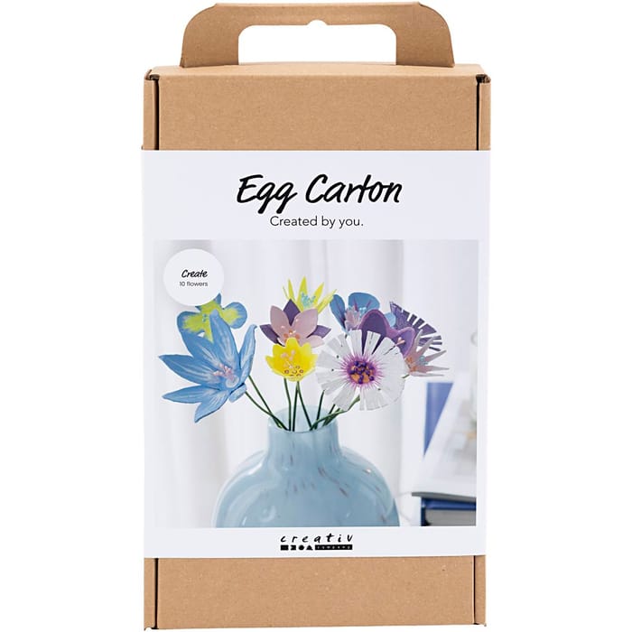 DIY Egg Carton Flowers