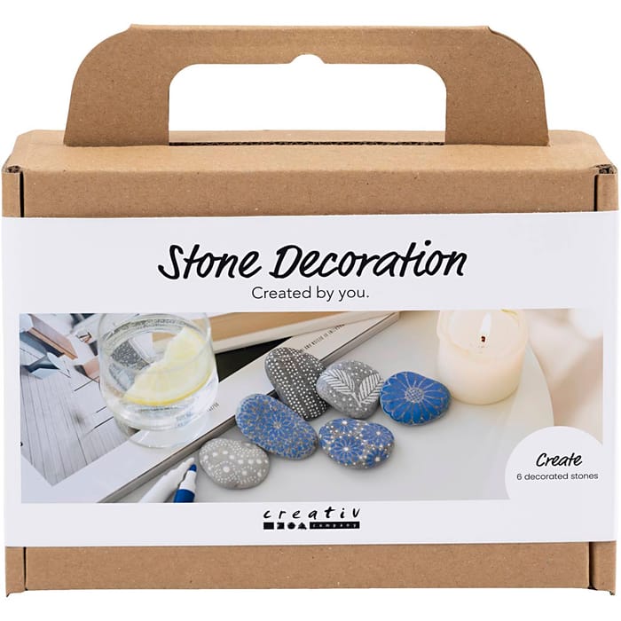 DIY Wabi-Sabi Rock Painting Kit with Stencils