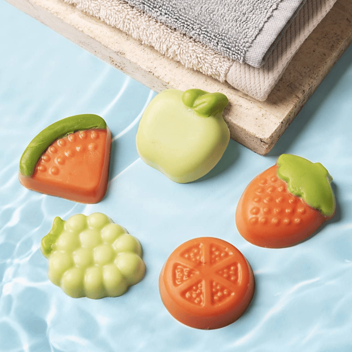 Soap Making Kit - Fruit & Vegetables, 9 pcs