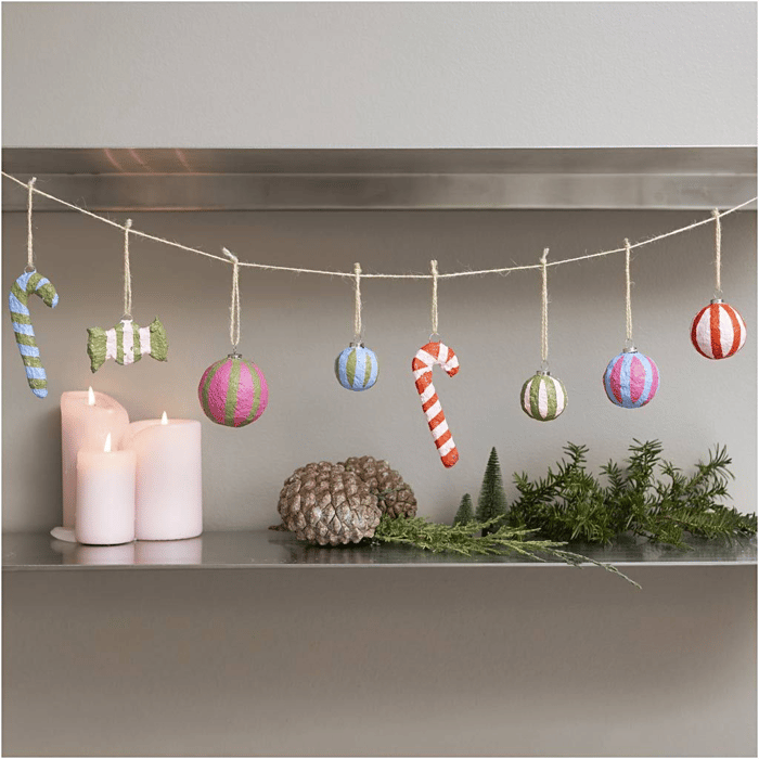 Paper Pulp Sculpting Kit - Christmas Ornaments