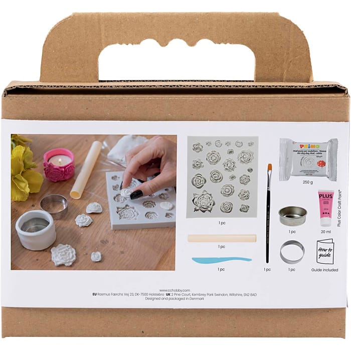 Clay Modelling Kit - Tea Candle Holders, 2 pcs