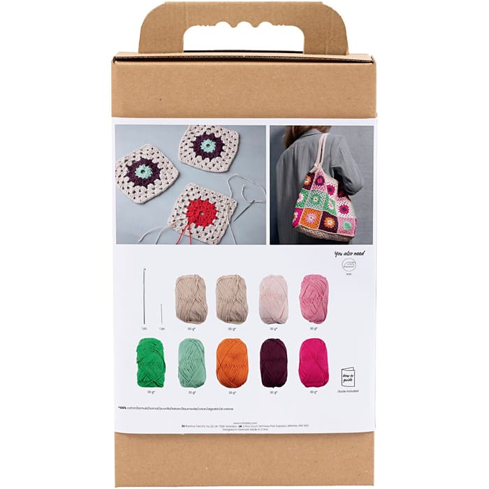 Learn to Crochet - Make Your Own Granny Square Bag