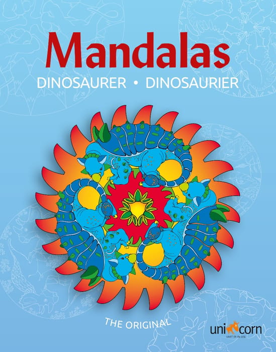 Mandala Colouring Book - Dinosaurs