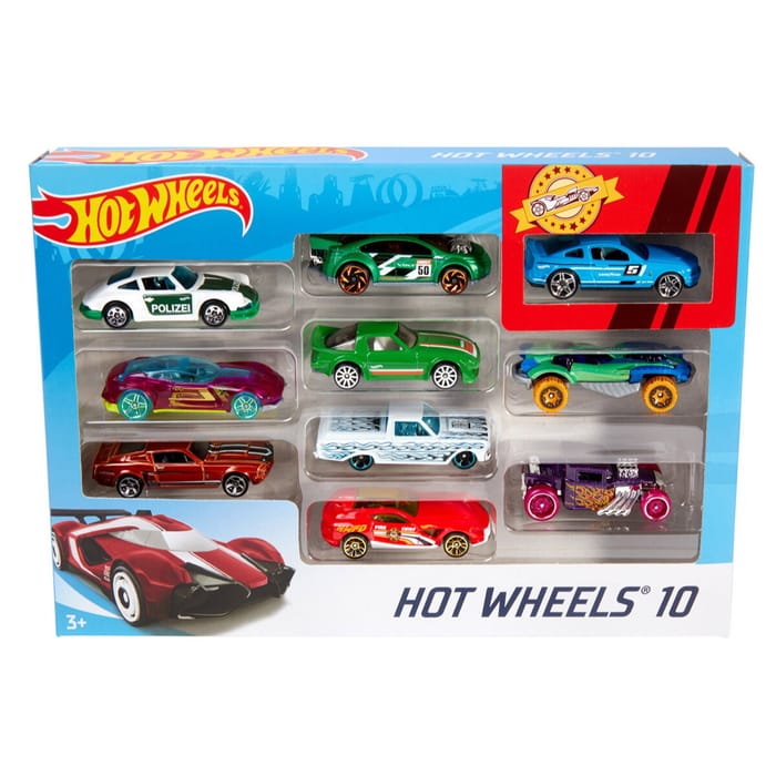 Hot Wheels Cars (Assorted) - Pack of 10