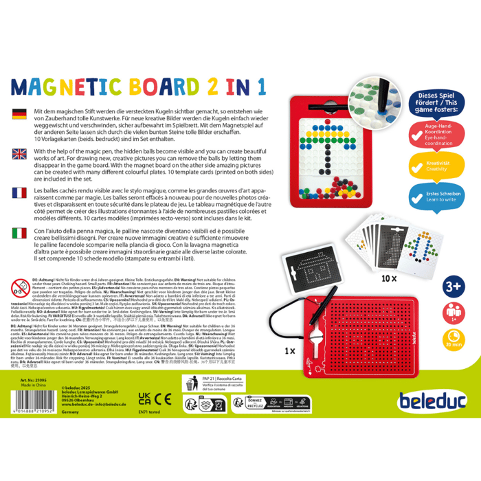 2-in-1 Magnetic Board