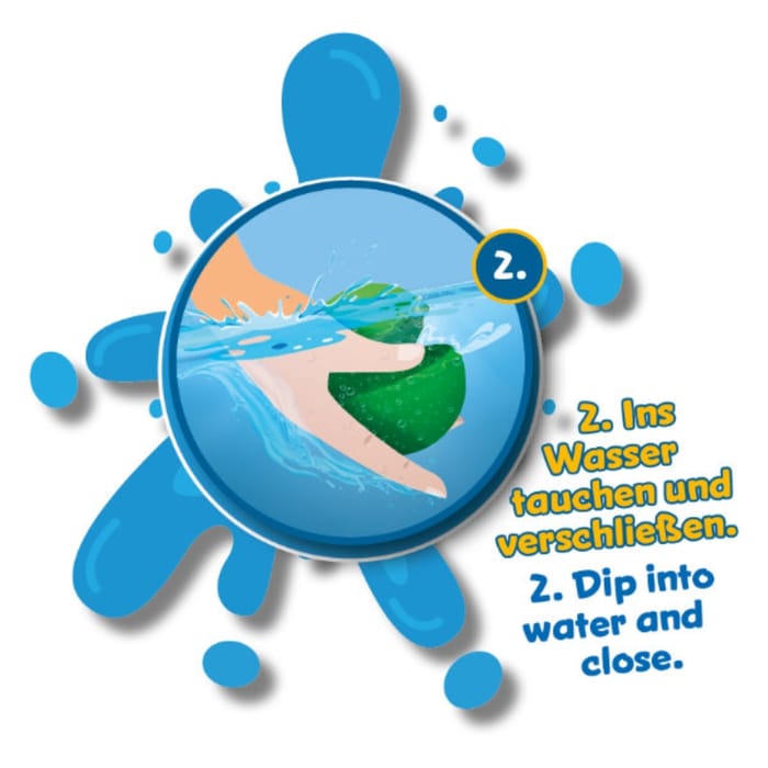 Water Splasher Reusable Water Bombs, 12 pcs