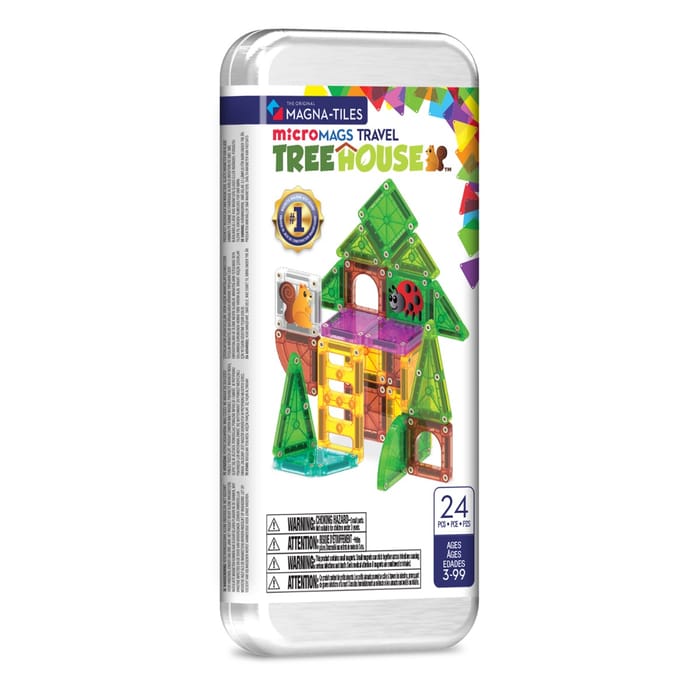 Magna-Tiles | microMAGS Treehouse, 24 pcs