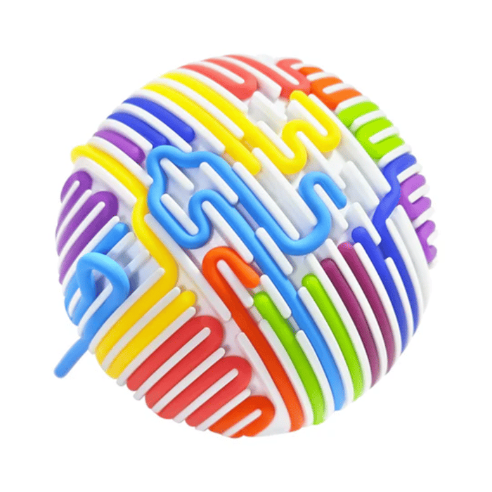 Fidget Activity Ball Ø11 cm - White