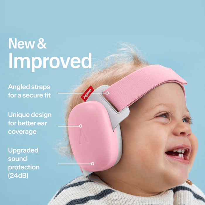Muffy Baby Earmuffs 1-4 yrs - Pink