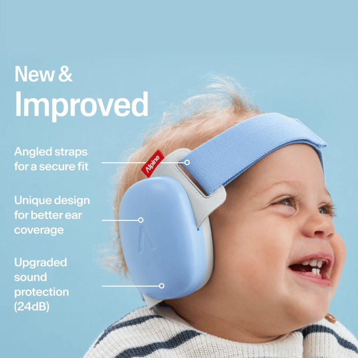 Muffy Baby Earmuffs 1-4 yrs - Light Blue
