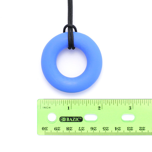 Chew Necklace, Ring - Standard, Light Grey