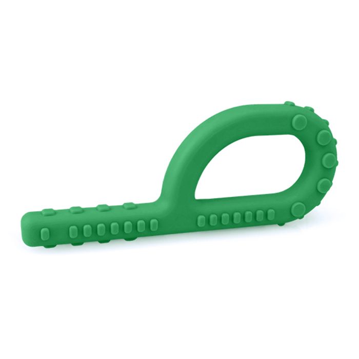 Chewable Textured P Grabber - Extra Firm, Green
