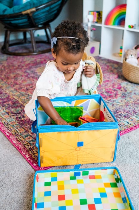 Magna-Tiles | Playmat and Storage Bin