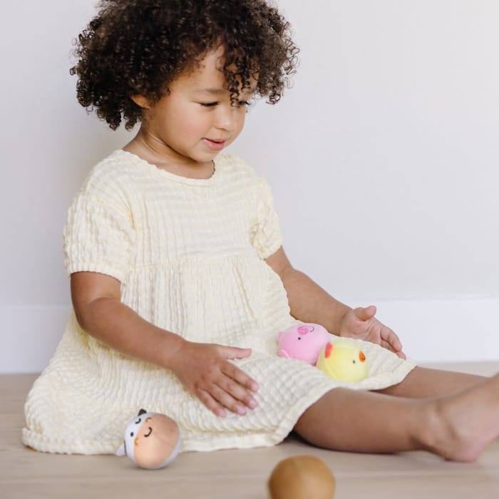 Rollables Baby Balls - Farm Friends, 4 pcs