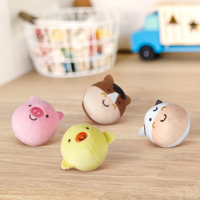 Rollables Baby Balls - Farm Friends, 4 pcs