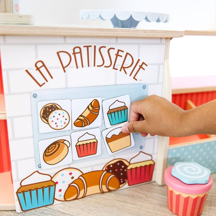 Wooden La Patisserie Bakery, 39 pcs