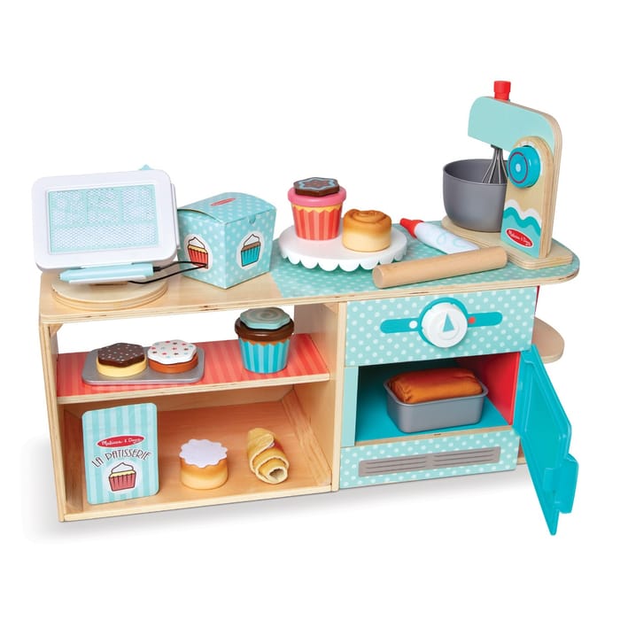 Wooden La Patisserie Bakery, 39 pcs