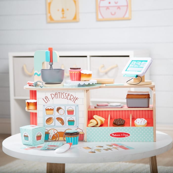Wooden La Patisserie Bakery, 39 pcs