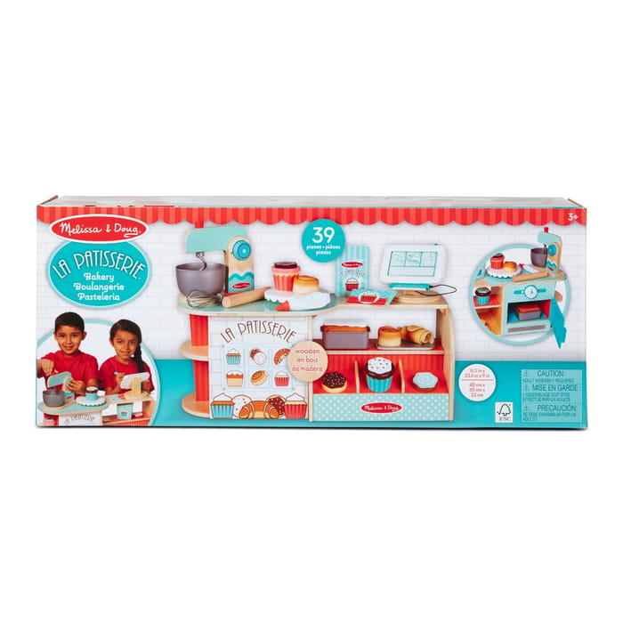 Wooden La Patisserie Bakery, 39 pcs
