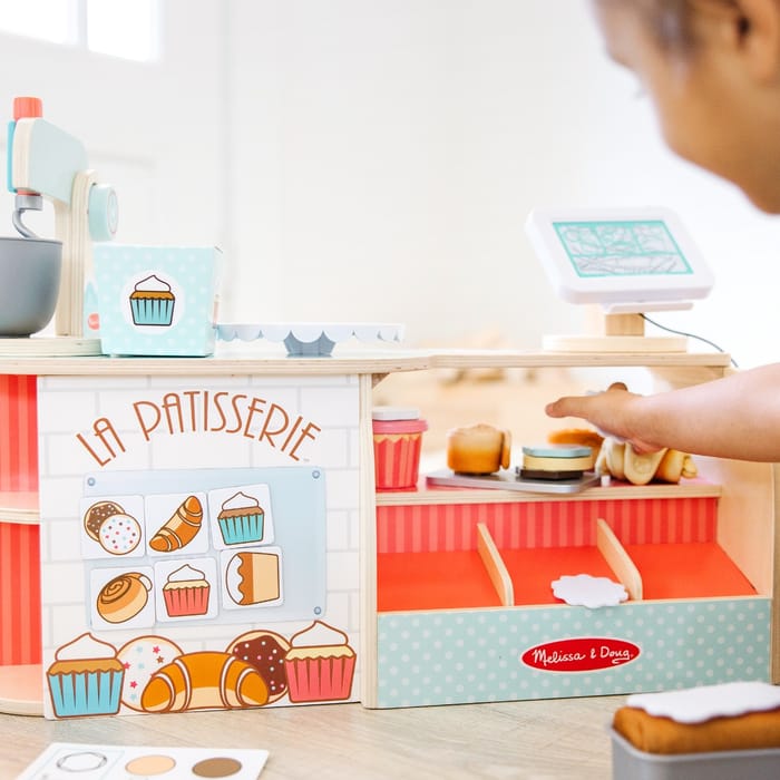 Wooden La Patisserie Bakery, 39 pcs