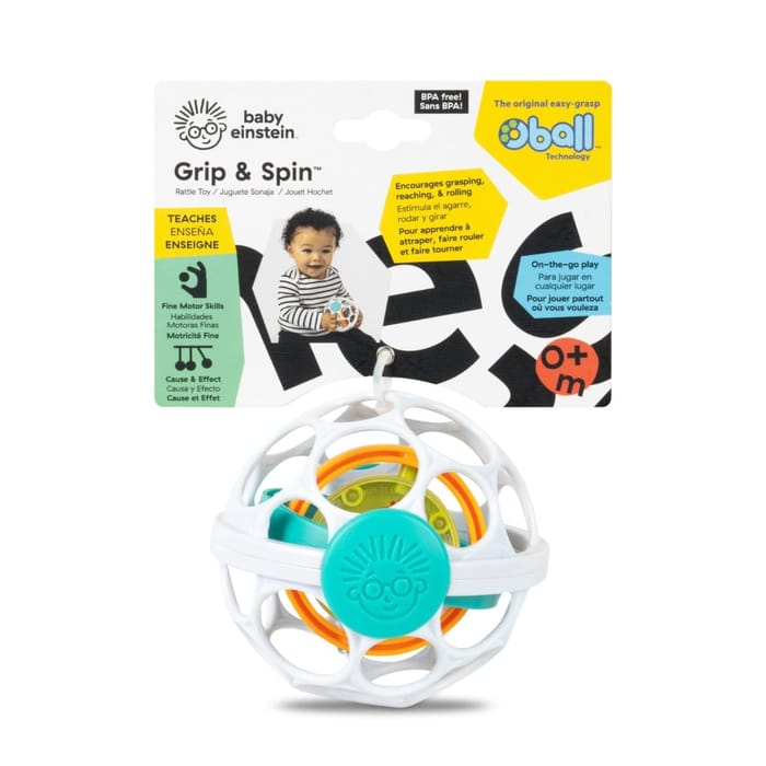 Baby Einstein - Grip & Spin Oball Rattle Toy