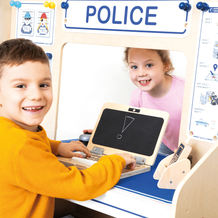 2-in-1 Fire & Police Station