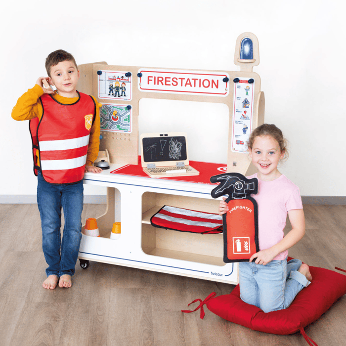 2-in-1 Fire & Police Station