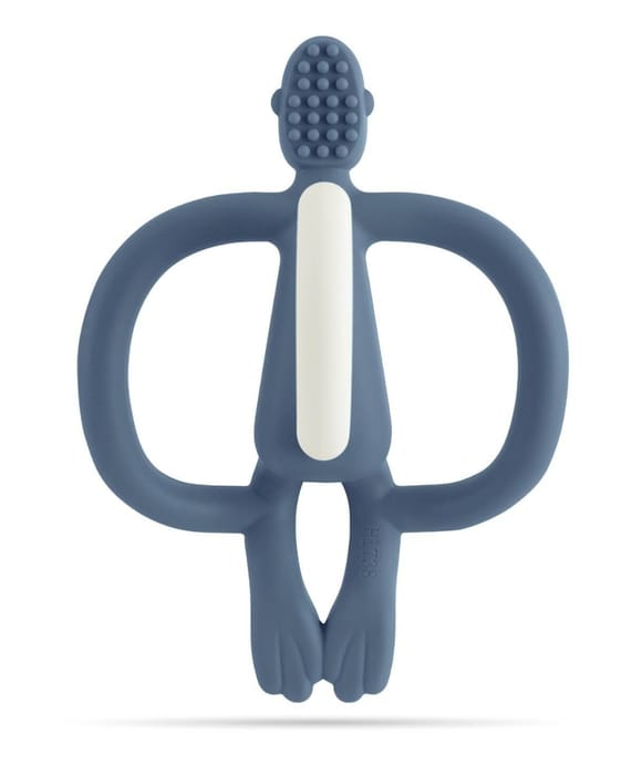 Matchstick Monkey Teething Toy - Dark Blue