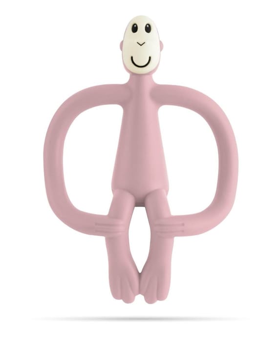Matchstick Monkey Teething Toy - Dusty Pink