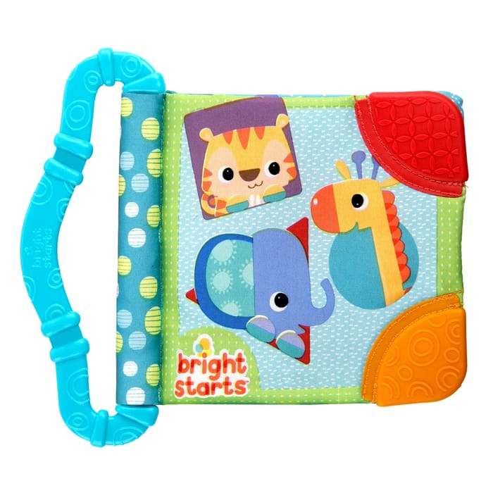2-in-1 Teethe & Read Soft Book Toy