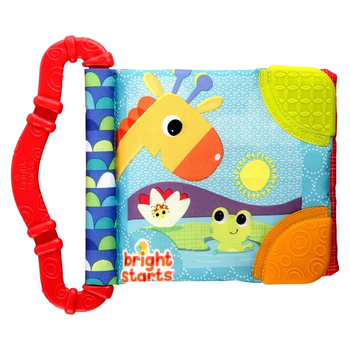 2-in-1 Teethe & Read Soft Book Toy