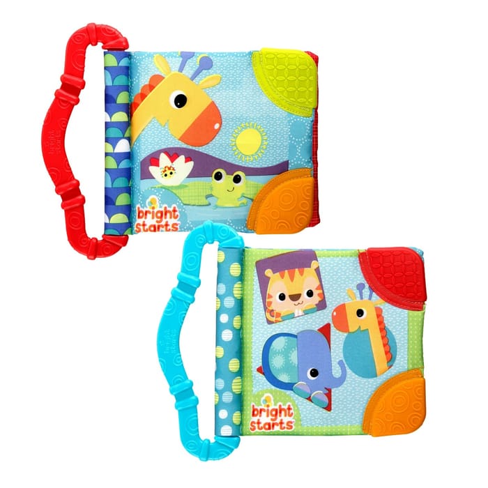 2-in-1 Teethe & Read Soft Book Toy
