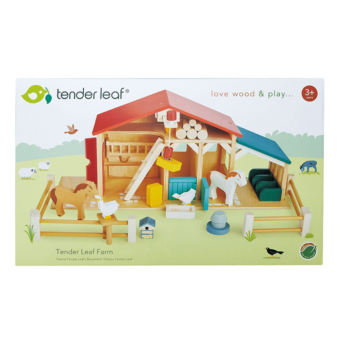 Toy Farm with Animals and Accessories, 22 pcs