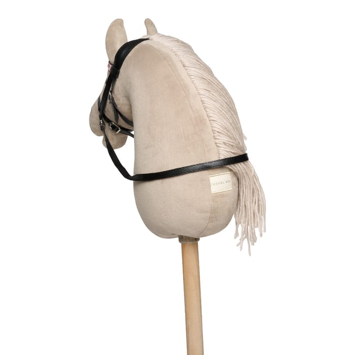 Cheval Roi Accs. - Bridle, Black/Pink Rhinestones