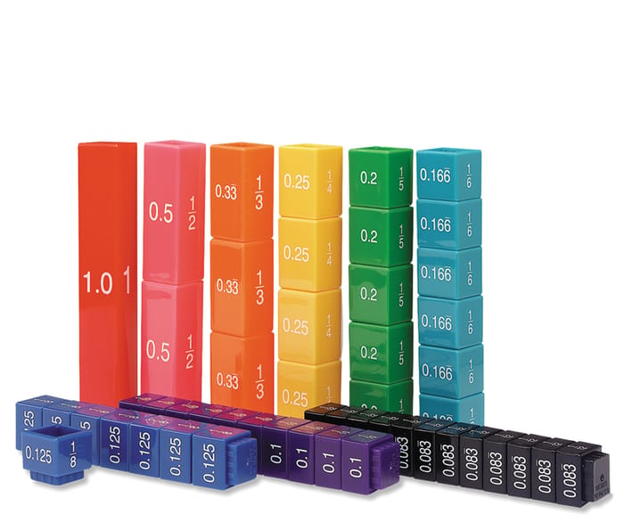 Fraction Tower Equivalency Cubes