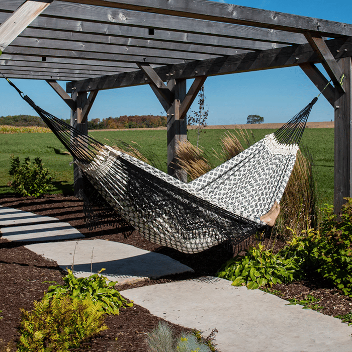Double Hammock (Cotton) - Luxo with Fringes