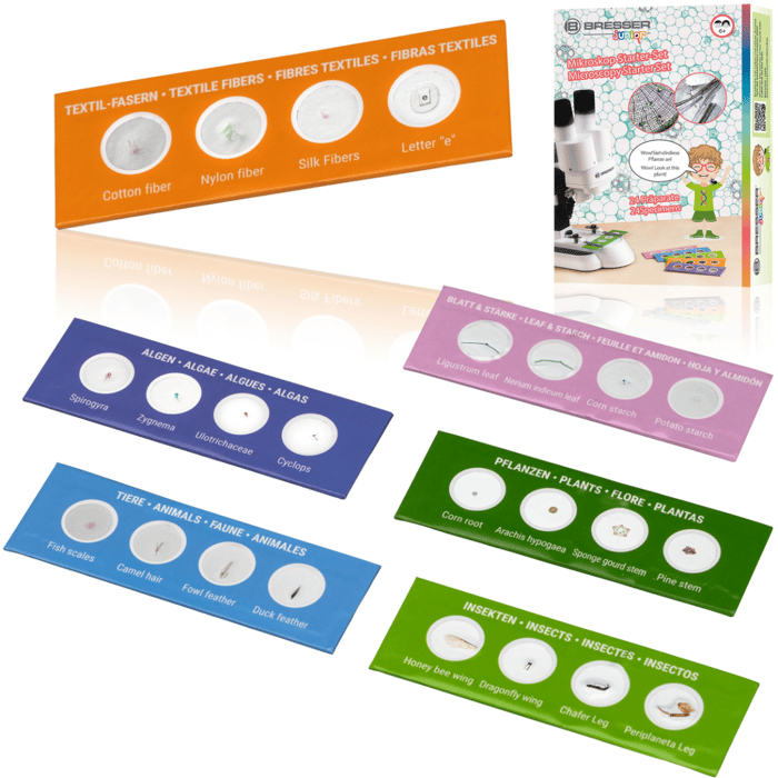 Microscope Accs. - Prepared Slides, 24 pcs