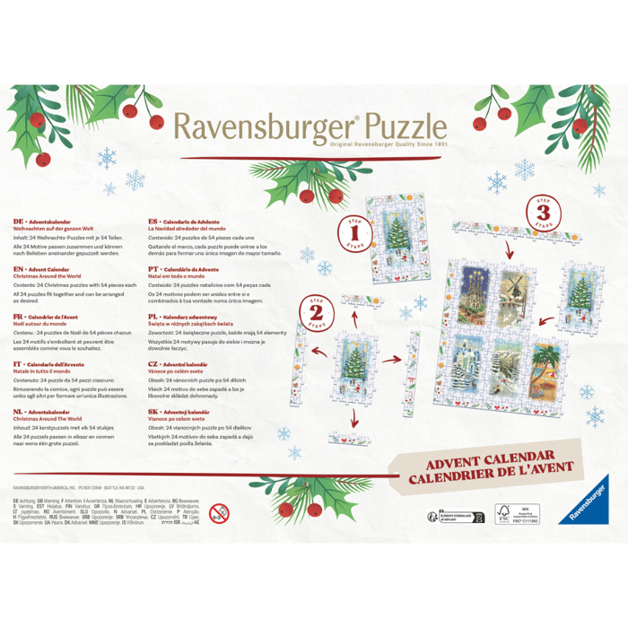Advent Calendar Puzzle Christmas Around the World