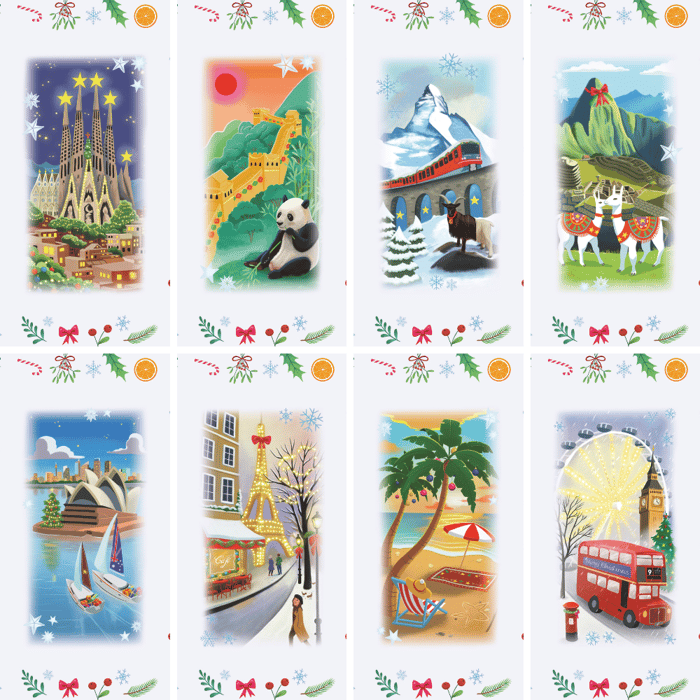 Advent Calendar Puzzle Christmas Around the World