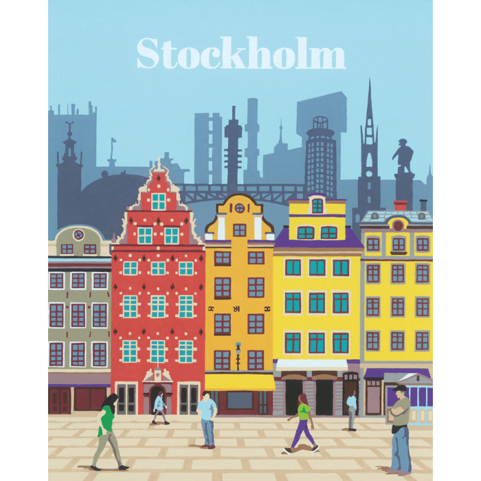 CreArt Paint by Numbers - Stockholm