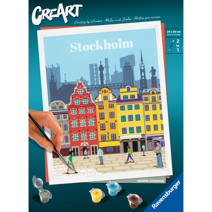 CreArt Paint by Numbers - Stockholm
