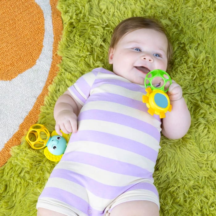 Oball - Soother Pals Teething Rings, 2 pcs