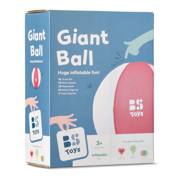 Giant Ball with Cover, Ø50 cm - Red