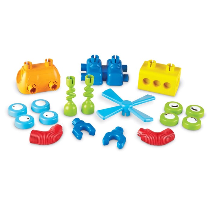 123 Build It! Robot Factory Building Set